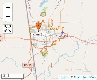 Area schools map